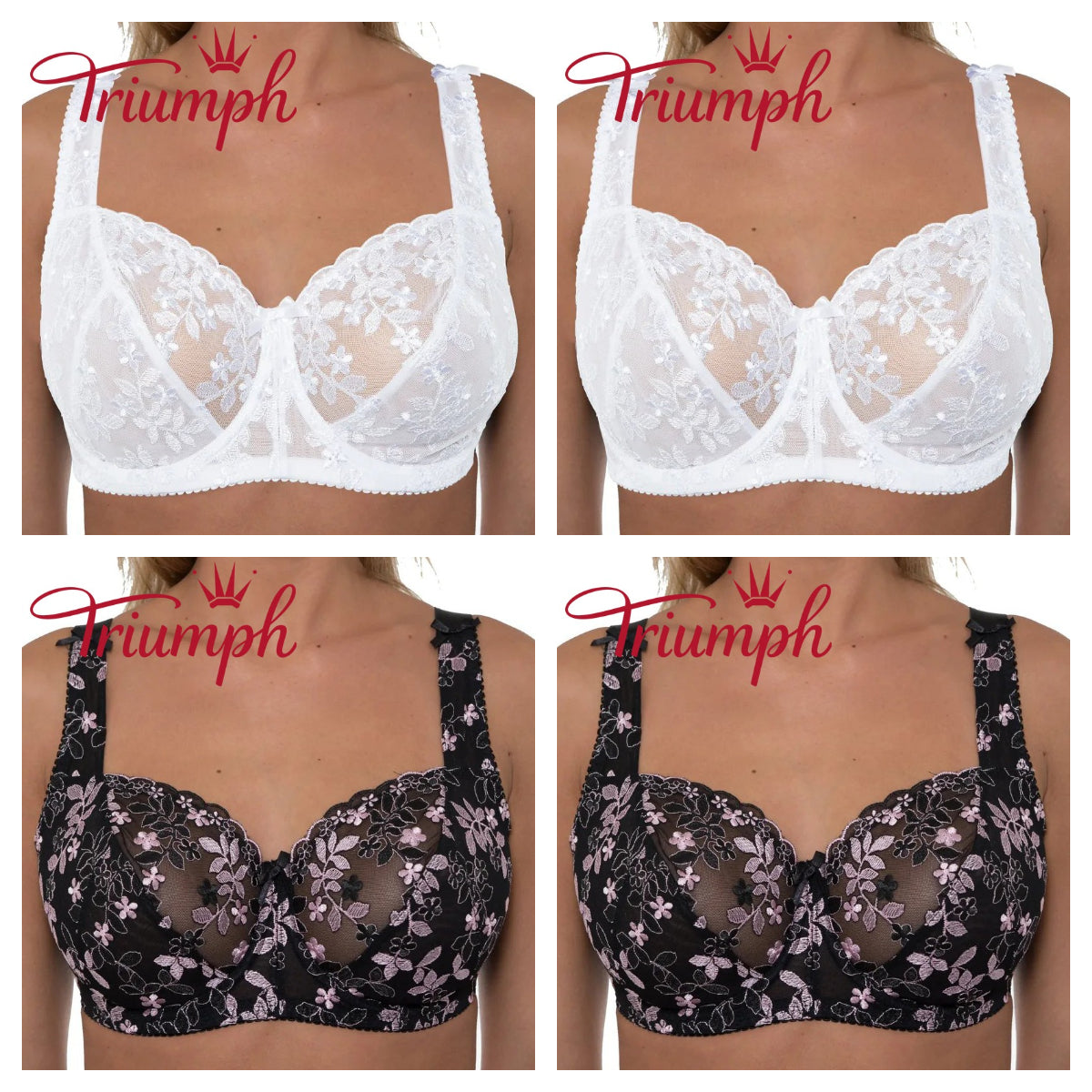 Triumph - 4 pezzi 🔥reggiseni in pizzo 2026