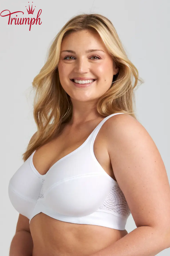 Triumph - (4 pezzi) reggiseno in cotone con supporto