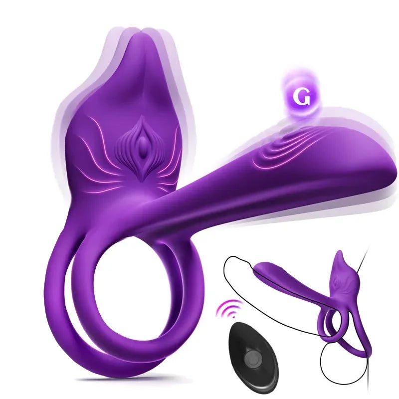 🎄Saldi di Capodanno |🎁Anello vibrante intelligente Enchanted Girl Luxe - Piacere di coppia controllabile tramite app 💫