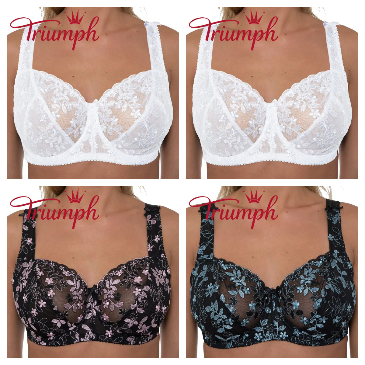 Triumph - 4 pezzi 🔥reggiseni in pizzo 2026